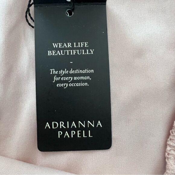 🆕 Adrianna Papell Pleated Lace Pull On Skirt size M - Picture 5 of 7